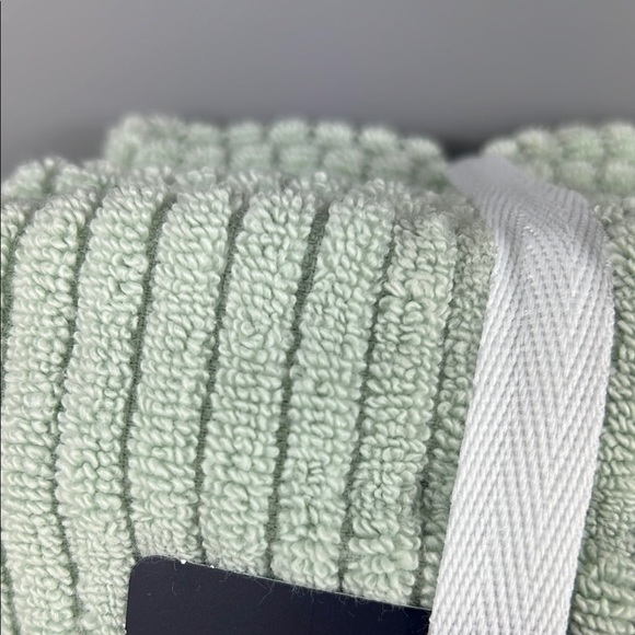 Brooks Brothers Green Turkish Washcloth Set 100% Cotton Luxury Soft 5 Pc NEW - Picture 4 of 8